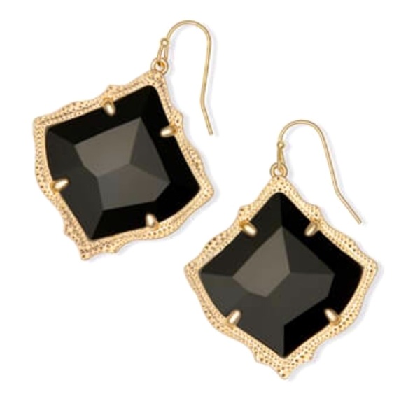Kendra Scott Jewelry - ✂️KENDRA SCOTT Kirsten Gold Drop Earrings in Black